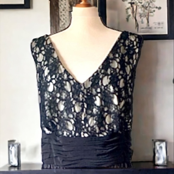 K JORDAN BLACK LACE DRESS SIZE 24W - Picture 4 of 11